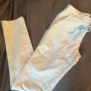 Figs Space Grey Yola scrub pants.